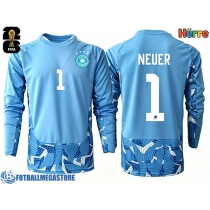 Fotballdrakt Herre Tyskland Manuel Neuer #1 Keeper Bortedrakt VM 2026 Langermet